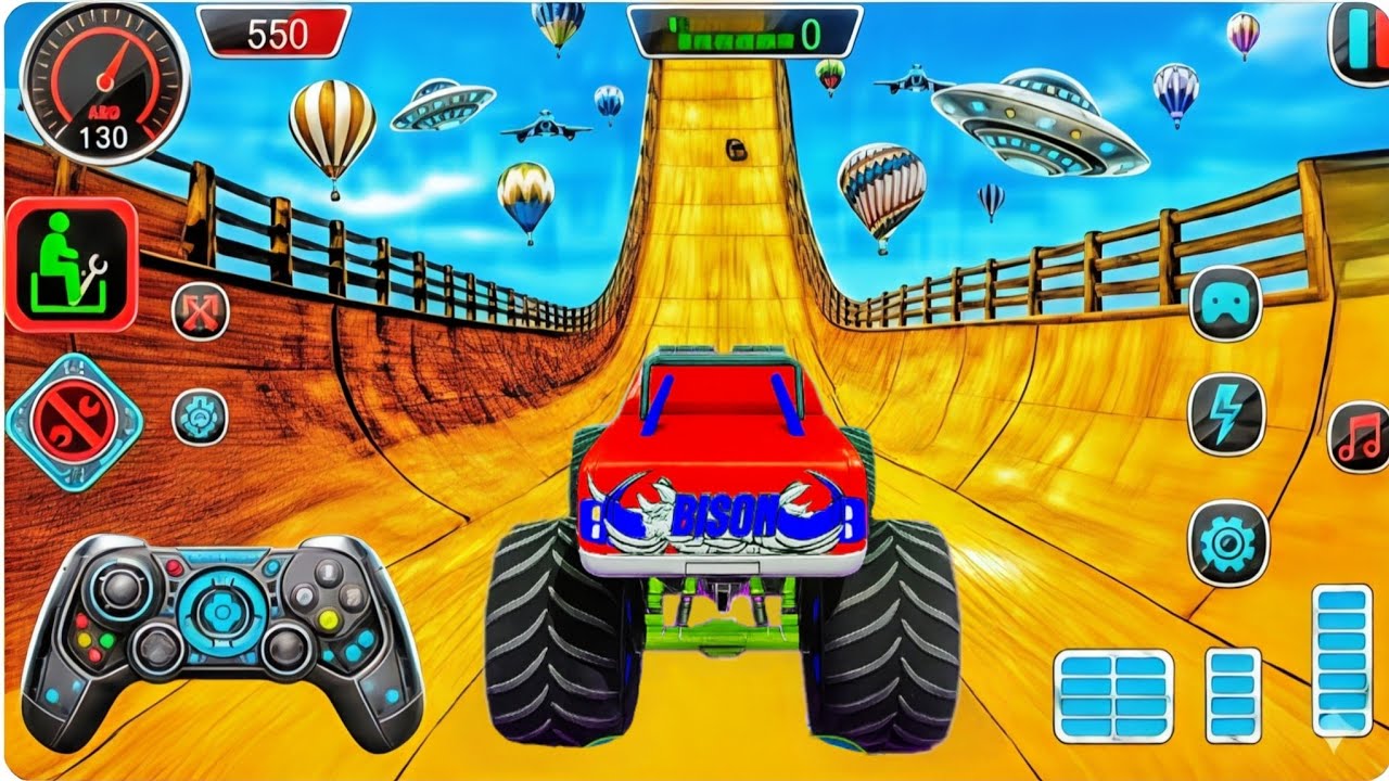 Flying Truck Racing Game: Sky-High Stunts! 🚗 For Toddlers#truckgame
