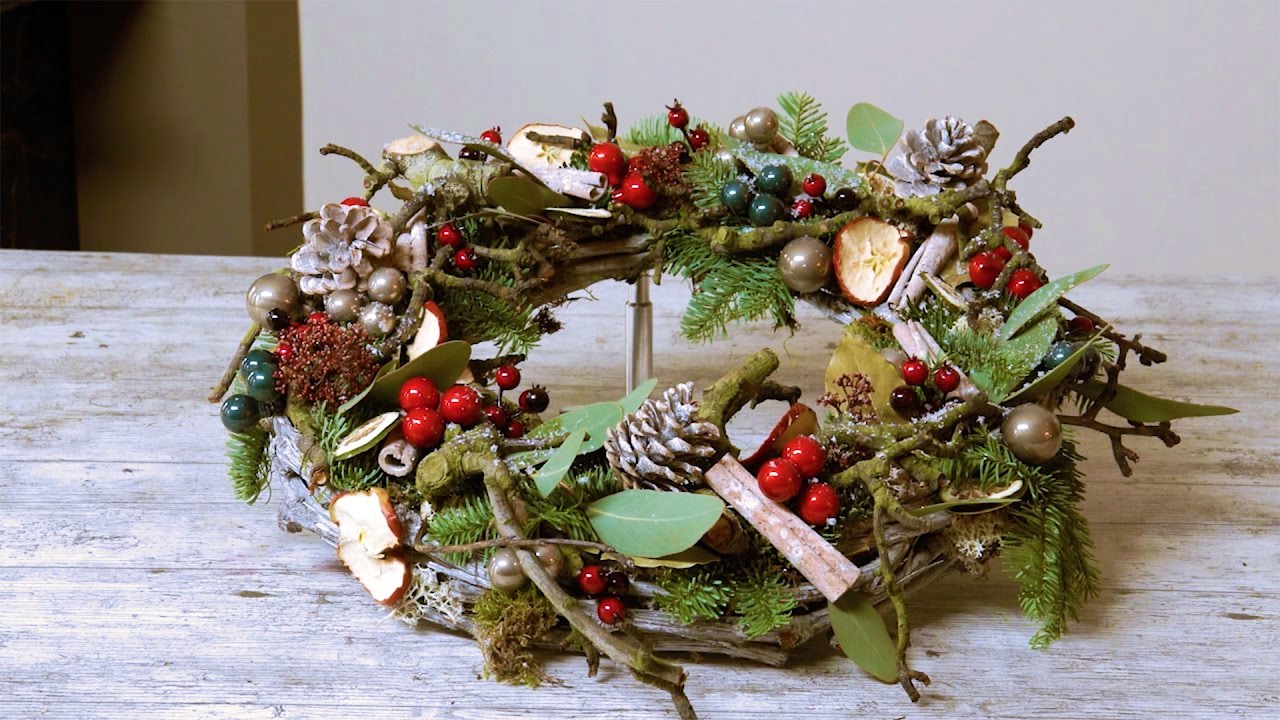 Geurende kerstkrans