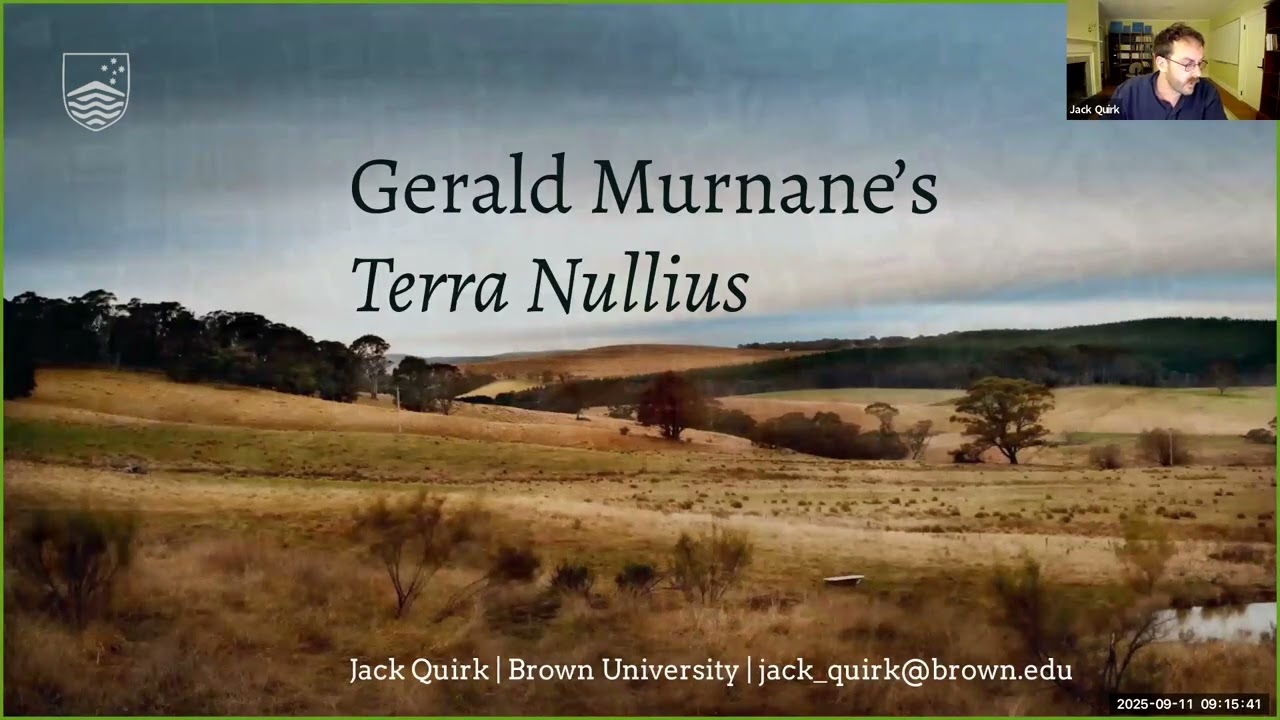 Gerald Murnane's Terra Nullius