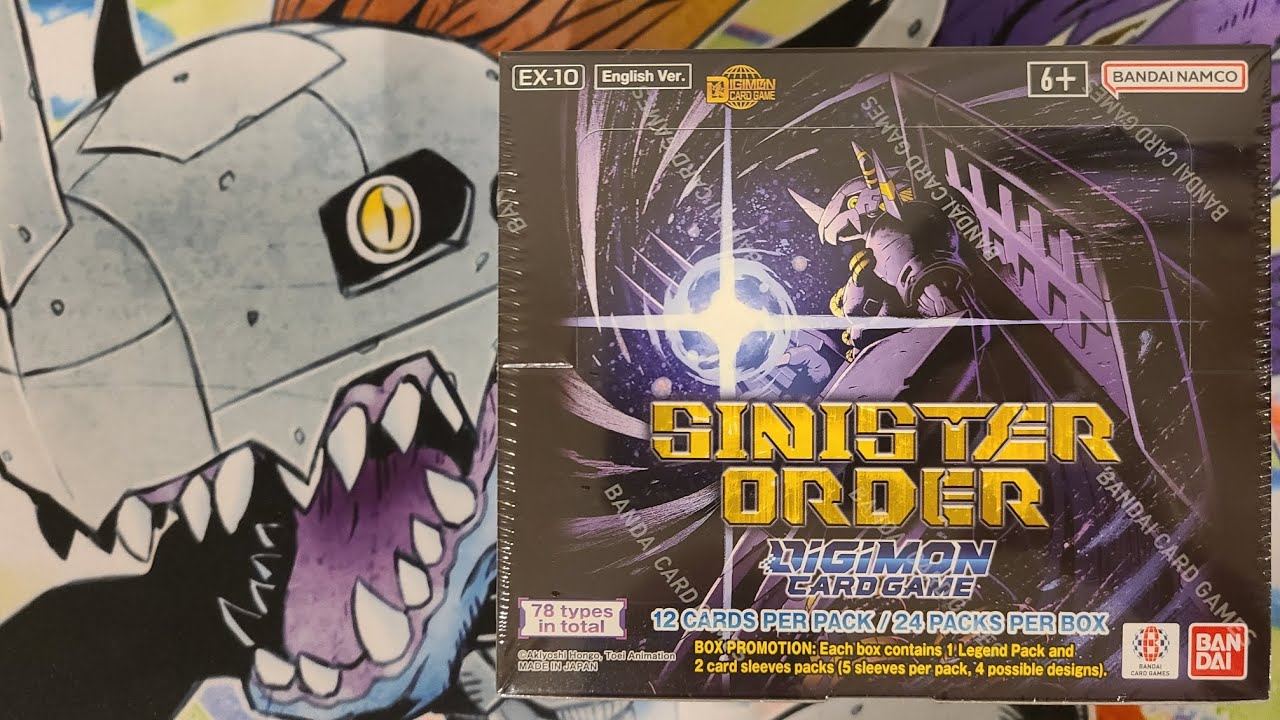 Digimon Card Game 2020 Sinister Order 3rd unboxing part 1