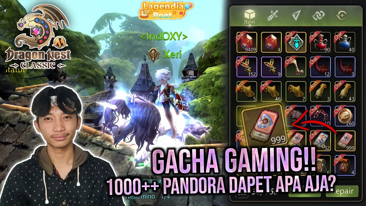 GACHA GAMING!! Ngabisin 1000++ Pandora, Let's Go!!! - DRAGON NEST MOBILE CLASSIC