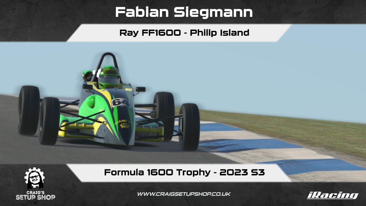 iRacing - 23S3 - Ray FF1600 - Formula 1600 Trophy - Philip Island - FS