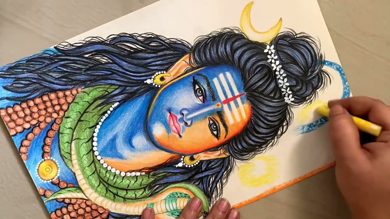 Lord shiva drawing | mahashivratri special | lord shiva pencil sketch | Neerajakanna