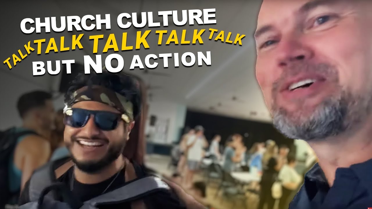 We have a church culture where we talk and talk and talk some more, but we don't act on it.
