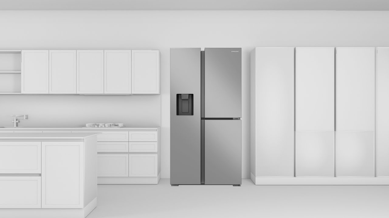 So stellst du einen Side-by-Side Kühlschrank auf