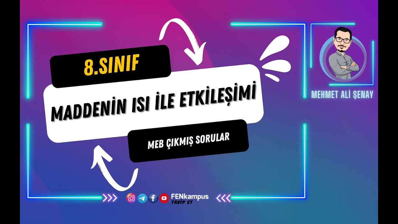 8.4.5. Maddenin Isı İle Etkileşimi - Merkezi Sınavlarda Çıkmış Sorular