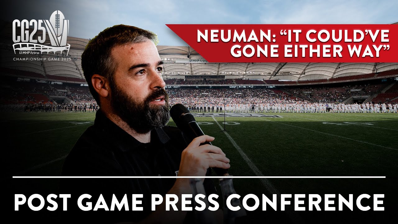 Post Championship Game Press Conference | Season 2025