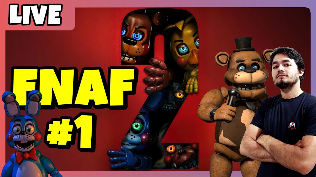 🔴 (AO VIVO) DESENHANDO FNAF 2 - #1