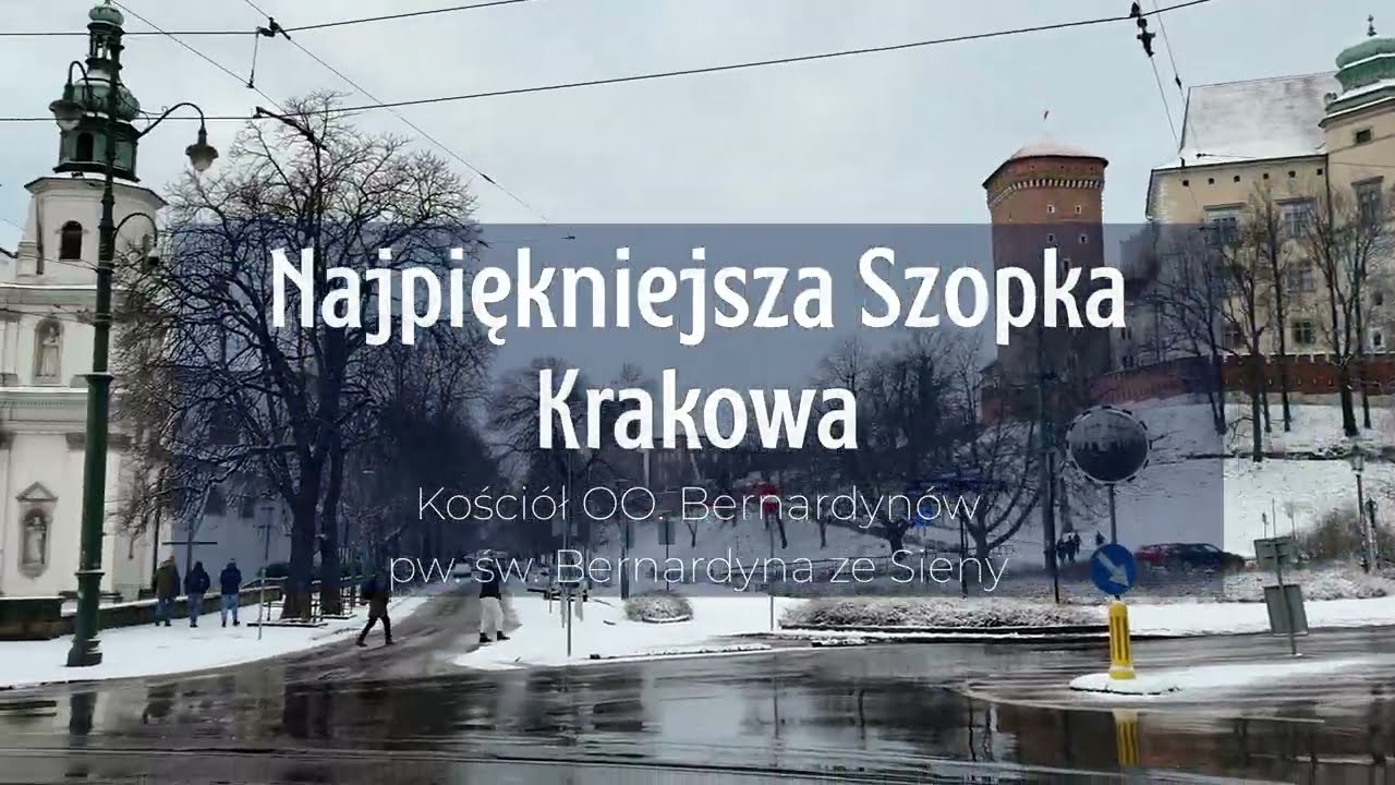 Najpiękniejsza szopka Krakowa - kościół oo. Bernardynów