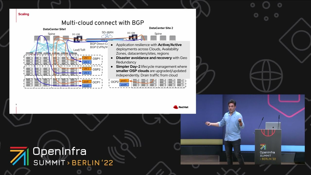 Using BGP at OpenStack to interconnect workloads across clouds