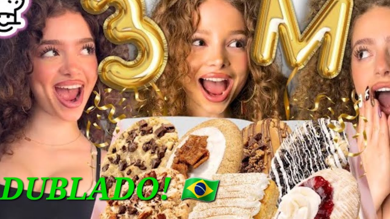 Kalogera Sisters dublado!//Experimentando Crumbl cookies pt 2!(especial de 3M)-nanaydubs