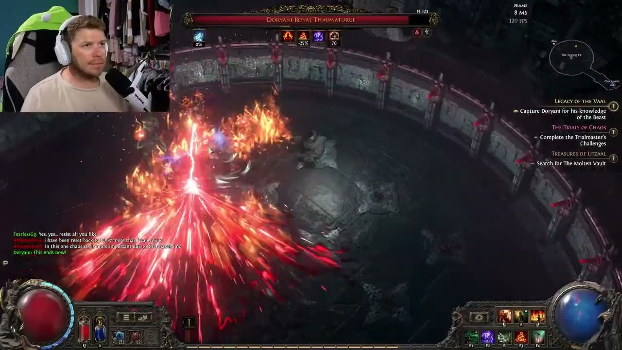 Act 3 Last Boss Full Fight | Path of Exile 2