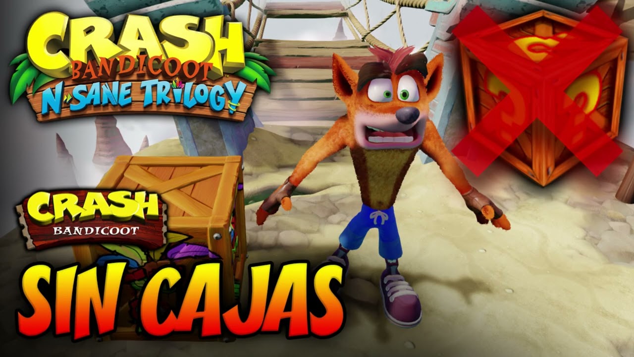 ¿Es posible terminar Crash Bandicoot N. SANE 1 SIN CAJAS?