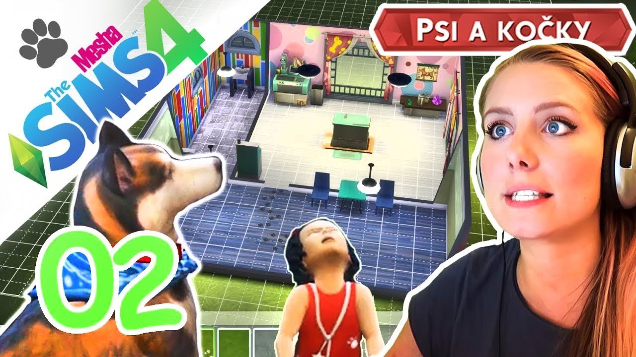 Stavíme veterinu a krotíme batolata ● The Sims 4 - Psi a kočky 02