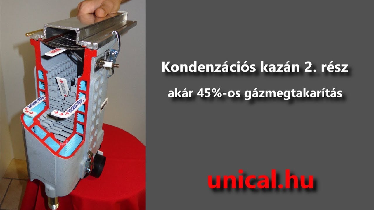 Kondenzációs kazán 2. rész - akár 45%-os gázmegtakarítás