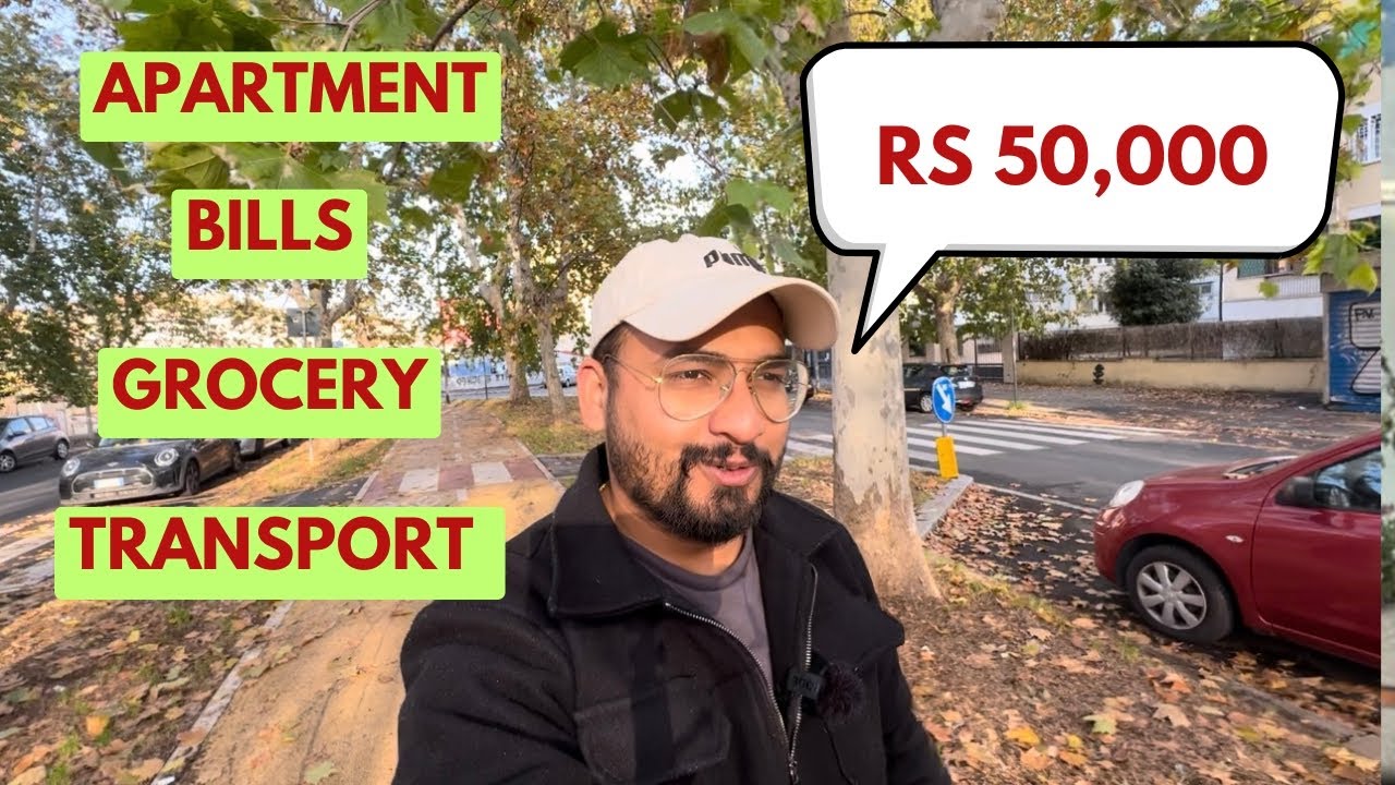 My Monthly Expenses: Living in Italy as an Indian Student