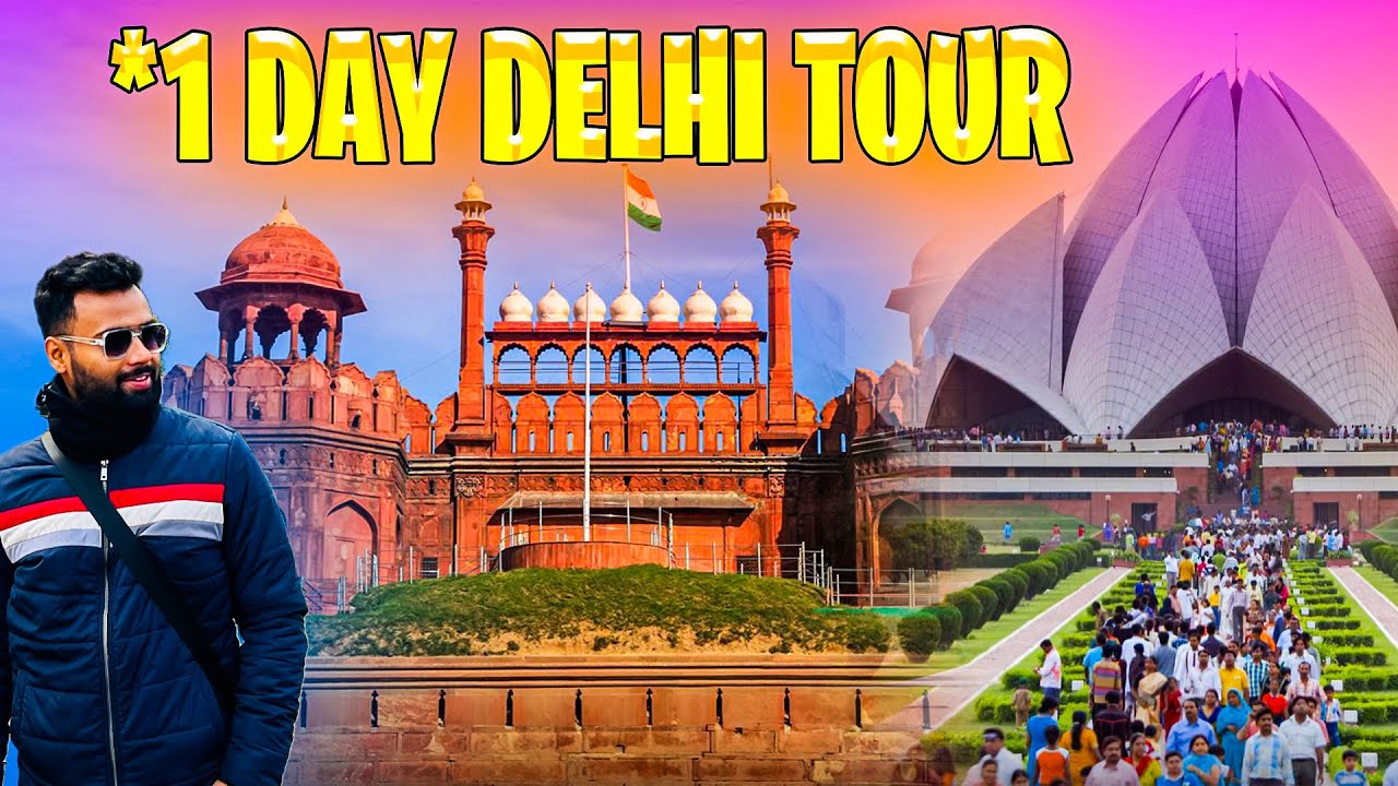Delhi Low Budget Tour Plan 2025 | Delhi Tour Guide | 1Day Delhi Darshan |  Travel With Shailen