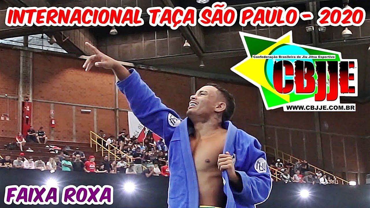 Jiu Jitsu - Faixa Roxa - CAMPEONATO INTERNACIONAL TAÇA SÃO PAULO - CBJJE - 2020