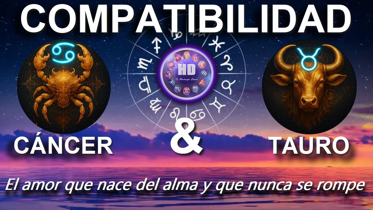 💞 Compatibilidad entre Cáncer y Tauro: el amor que nace del alma y nunca se rompe 🌙✨
