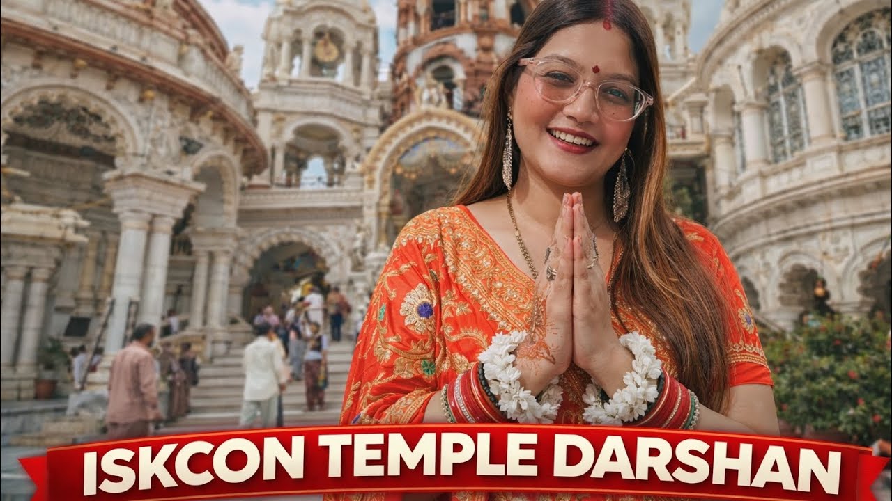 Peaceful ISKCON Temple Darshan 🙏 | Aaj ka Spiritual Vlog”#youtube #dailyvlog #vloggerlife #youtube 