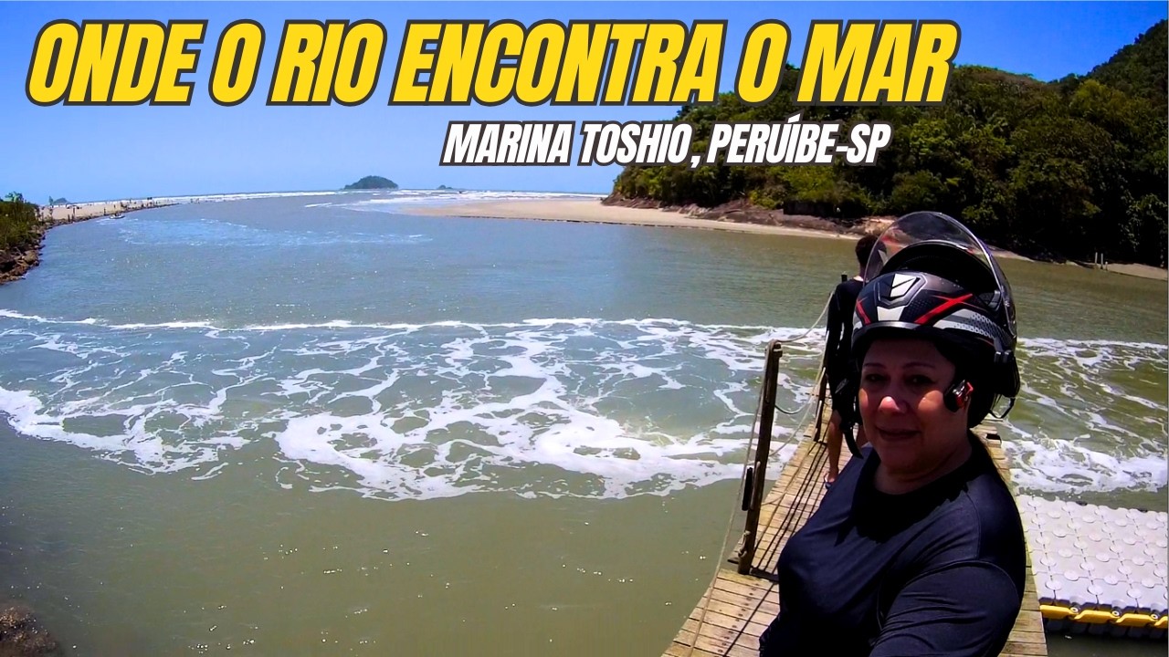 Passeio de moto por Peruíbe - Marina Toshio