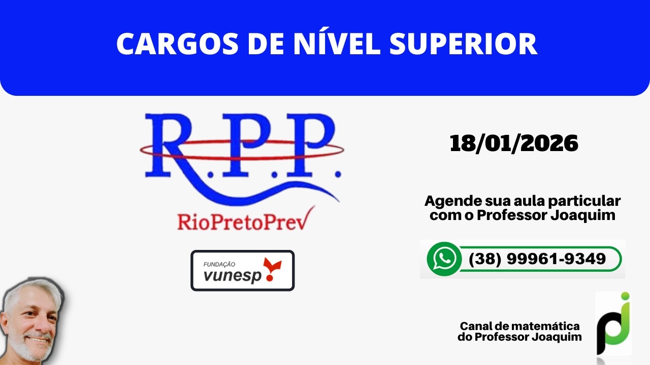 RIO PRETO PREV - CARGOS DE NÍVEL SUPERIOR