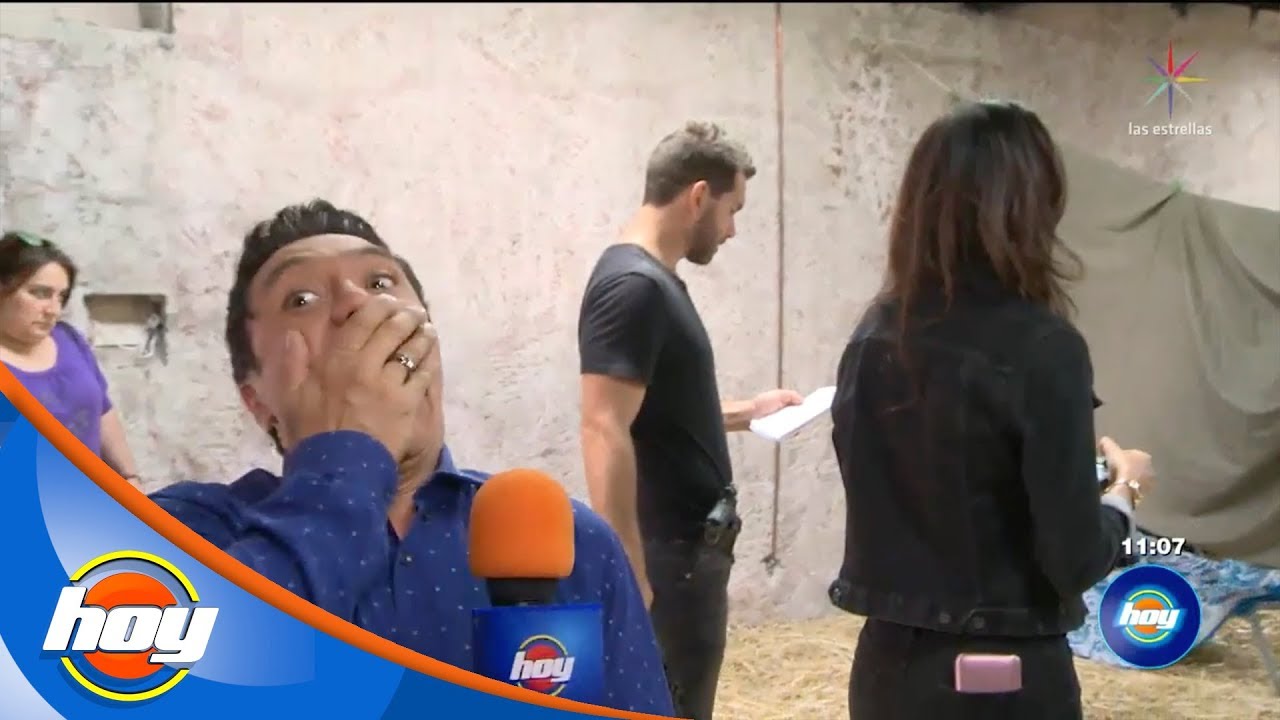 Detrás de cámaras de la  