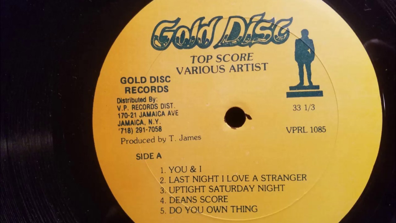 Cocoa Tea - All Night Saturday Night w/ Version - Gold Disc LP - 1989