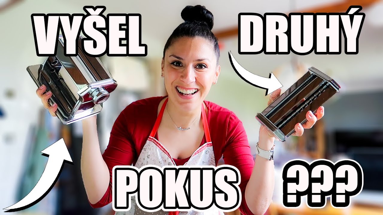 DRUHÝ POKUS A TECHNICKÉ OKÉNKO SE STROJKEM NA NUDLE, JAK DOPADLO ŽEHLENÍ TĚSTA? DENNÍ VLOG