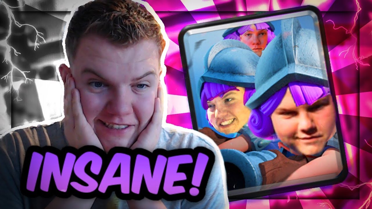 SUPER OP! 3 Musketeers Lumberjack Deck LIVE Grand Challenge Gameplay - Clash Royale