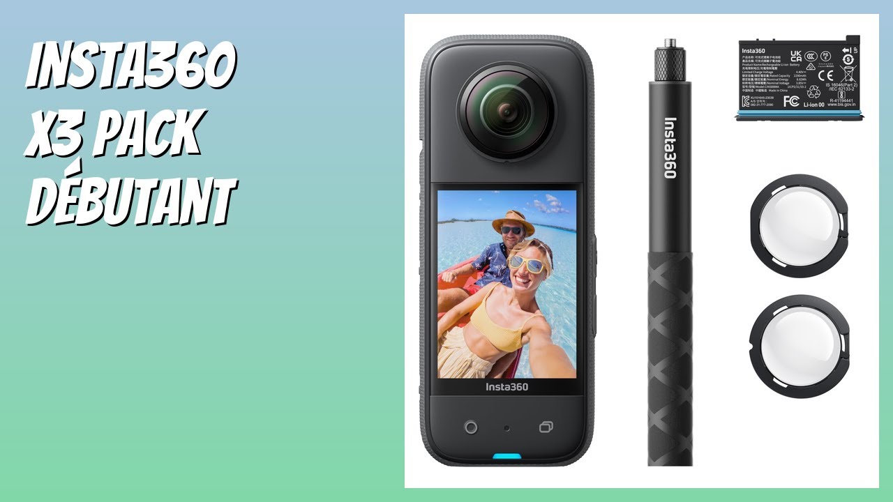 AVIS (2026) : Insta360 X3 Pack Débutant. DÉTAILS