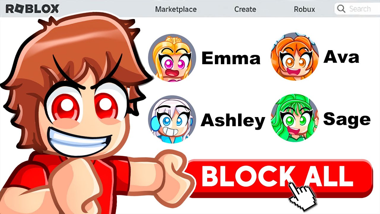 I BLOCKED MY CRAZY FAN GIRLS IN ROBLOX...