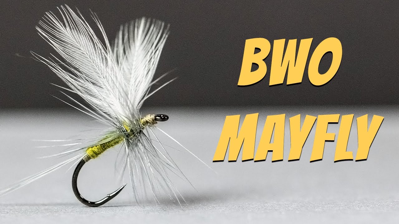 Модель мухи-однодневки Blue Wing Olive (BWO)