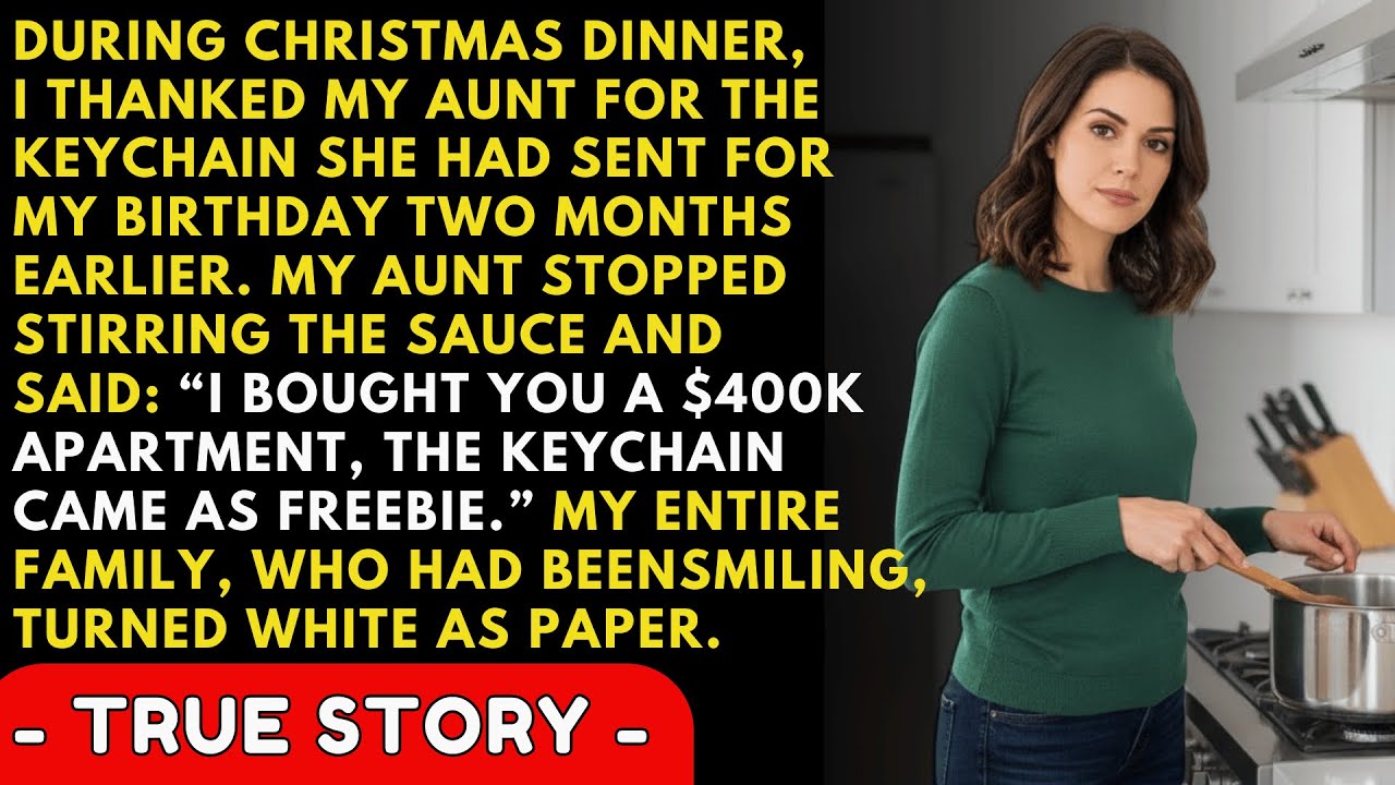 I Thanked My Aunt for a $2 Keychain — Until She Revealed She Gave Me a $400K Apartment