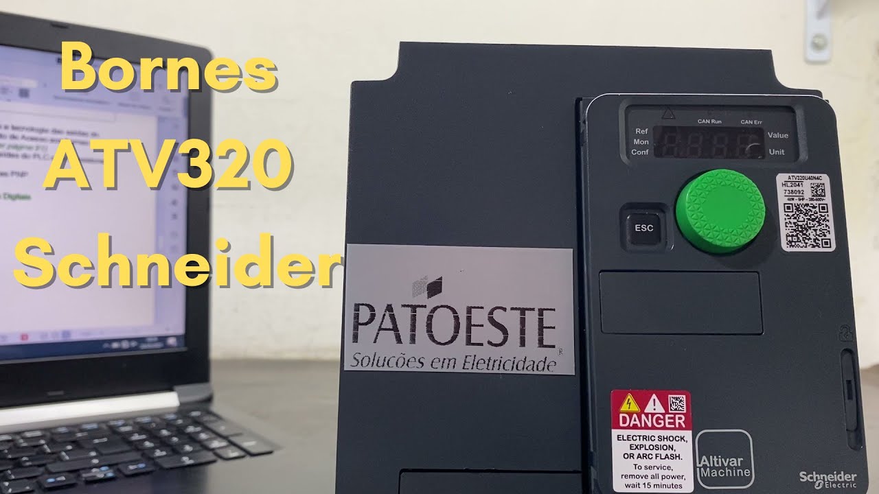 Identificação de bornes ATV320 Schneider Electric |EducaDrives