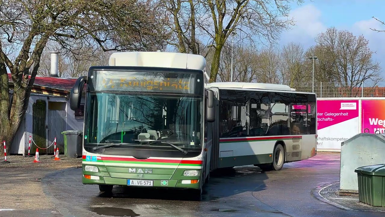 #444 MAN A23 Lion‘s City G NG313 CNG |sehr lauter Hydrolüfter + KICKDOWN |Voith Sound |KOM 3571