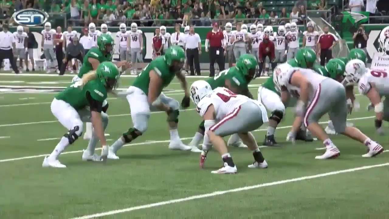 UND football - Highlights vs USD - 9/17/16