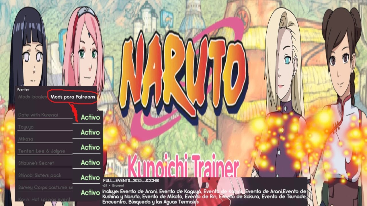 Tutorial Naruto: Kunoichi Trainer [v0.27.1] FULLS MODS + PATREON para ANDROID