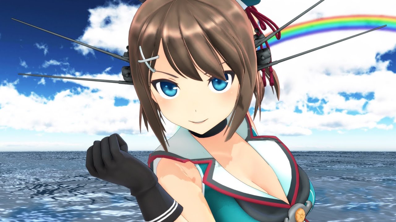 【MMD艦これ】ドーナツホール【摩耶改二】「４Ｋ」