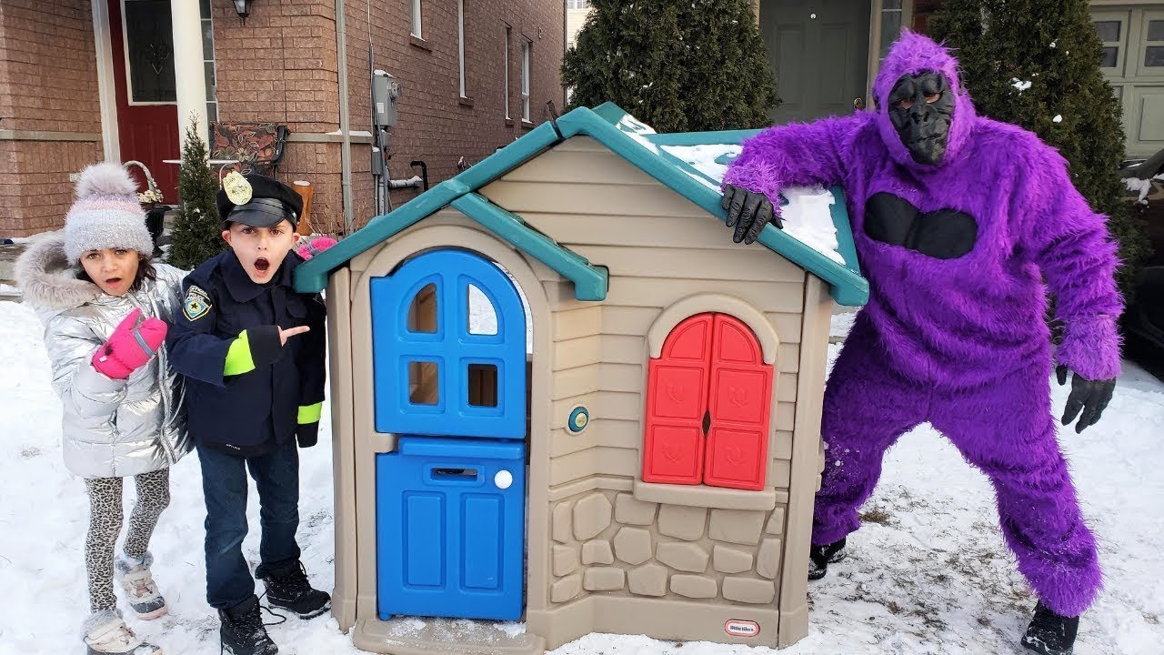 Petualangan Heidi dan Zidane sebagai Polisi | kompilasi video untuk anak-anak