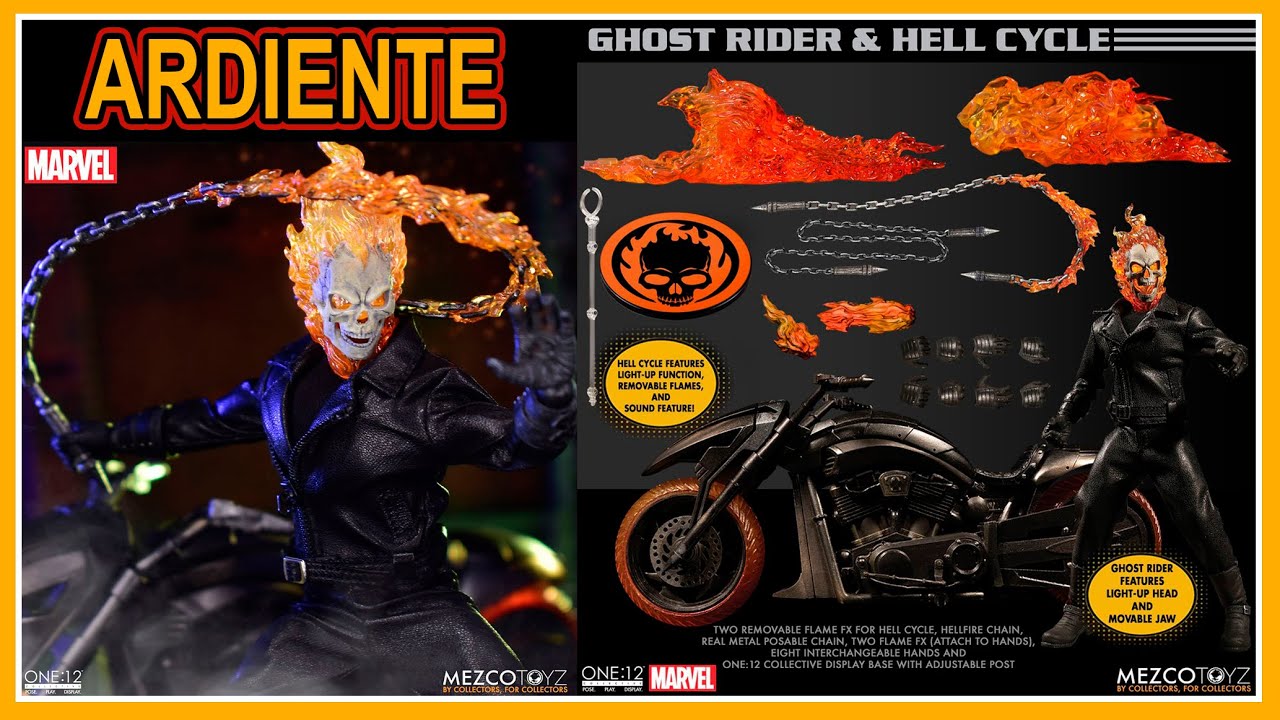 GHOST RIDER  MUY HOT 🔥🔥🔥#mezcotoyz #mezcoone12 -Unboxing Español-  Figura DC Toys