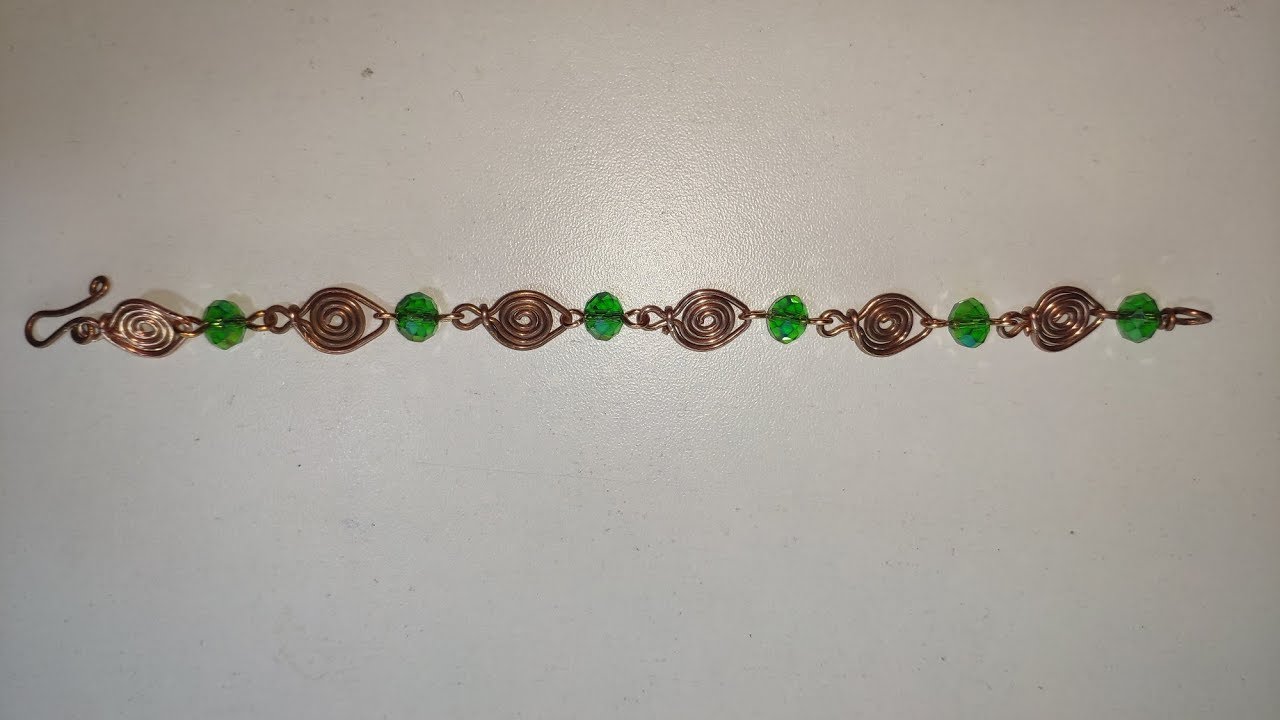 COMO HACER UNA PULSERA ESPIRALES CON PICO-HOW TO MAKE A SPIRAL BRACELET WITH PEAK