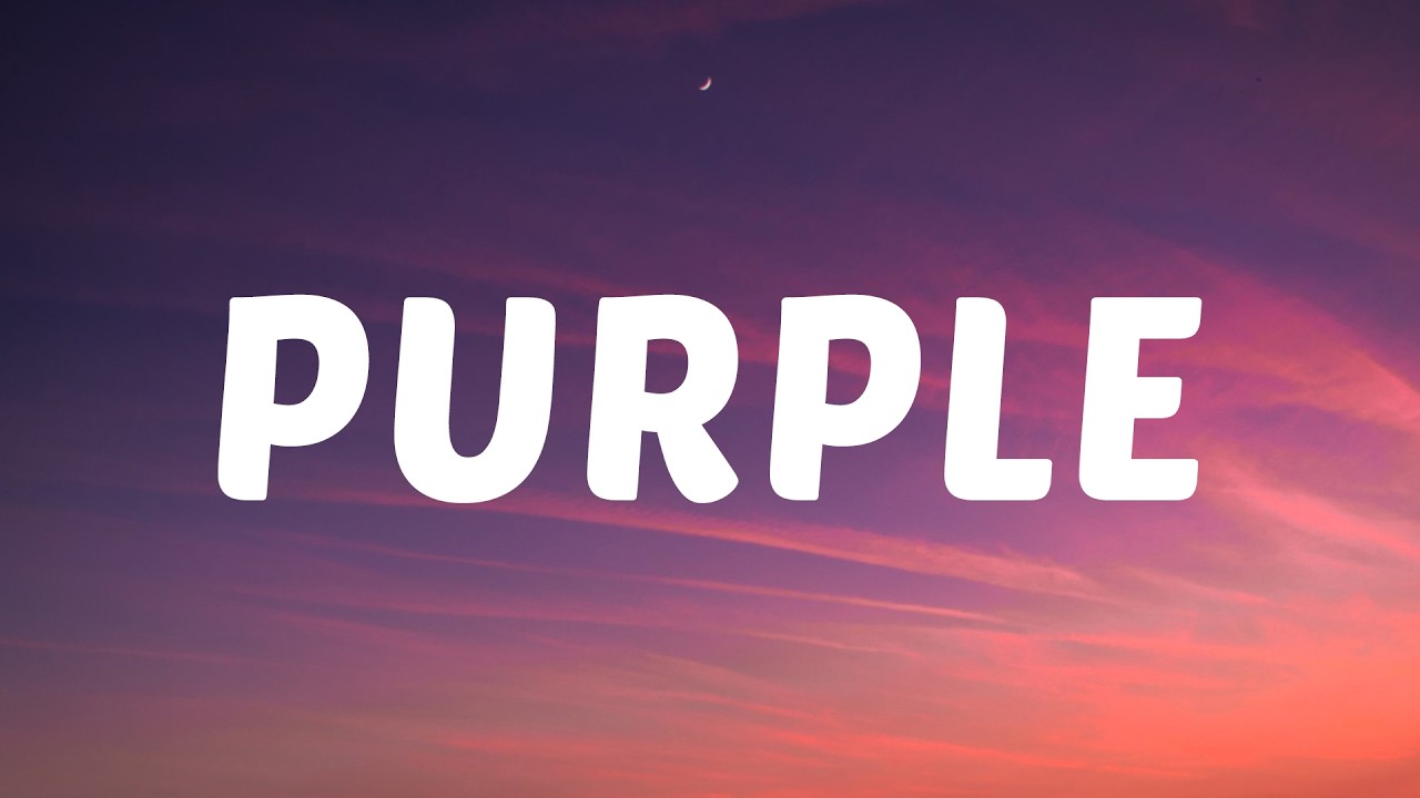 Olivia Rodrigo - Purple (tekst)