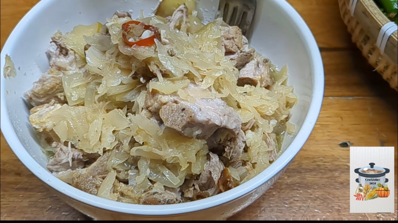 German Pork and Sauerkraut - Slow Cooker Recipe - 