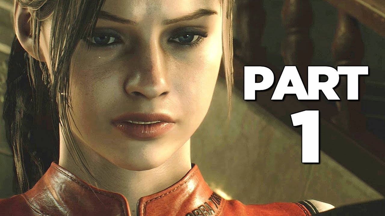 RESIDENT EVIL 2 REMAKE CLAIRE A Walkthrough Gameplay Part 1 - ELZA WALKER COSTUME (RE2)