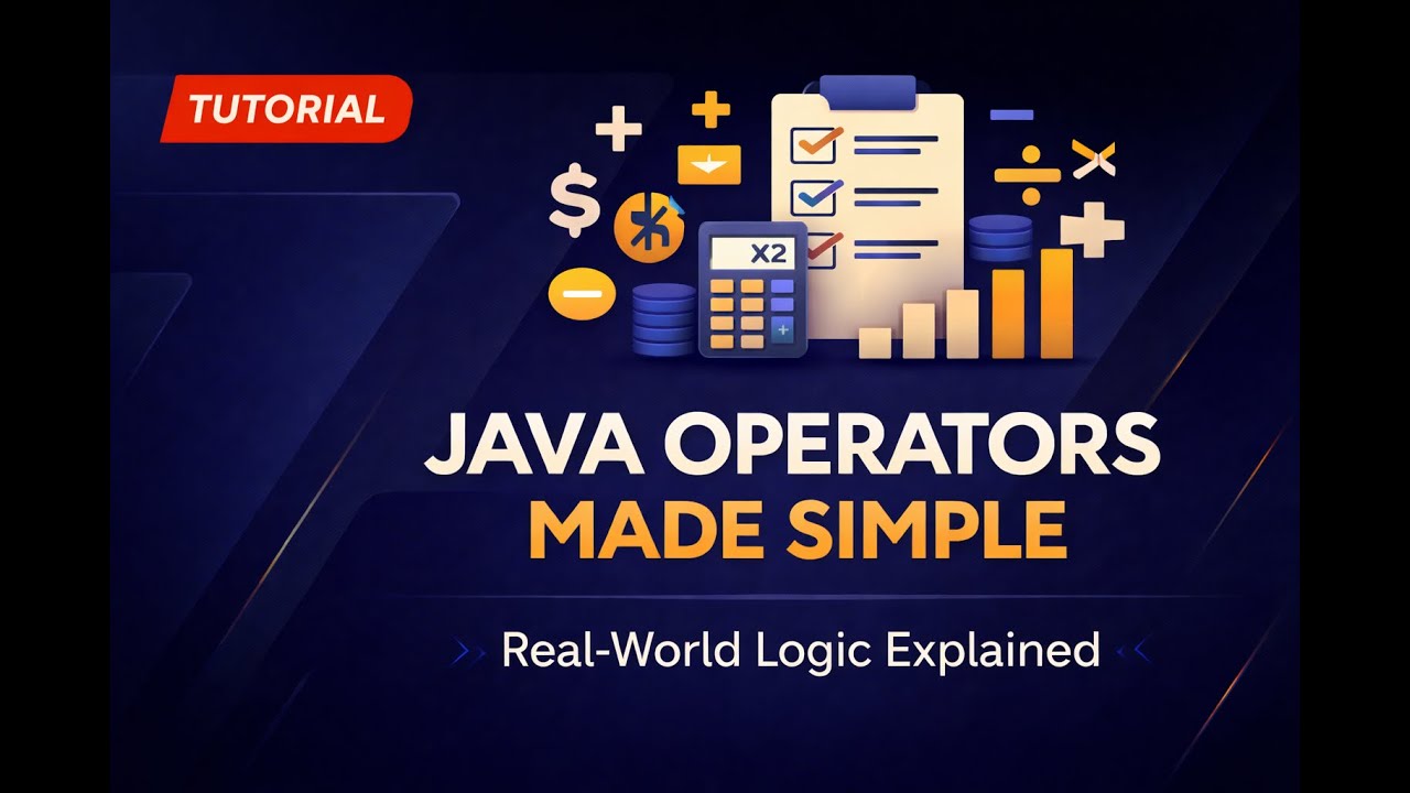 Java Operators Made Simple | Real-World Logic Explained with program