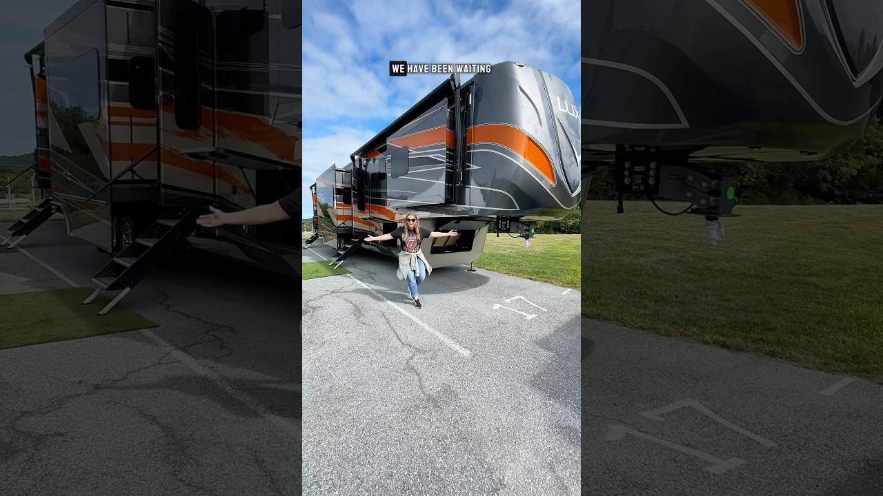 Customizable luxury fifth wheel toy hauler 🫶 built for full time RV living! #rvlife #luxurytravel