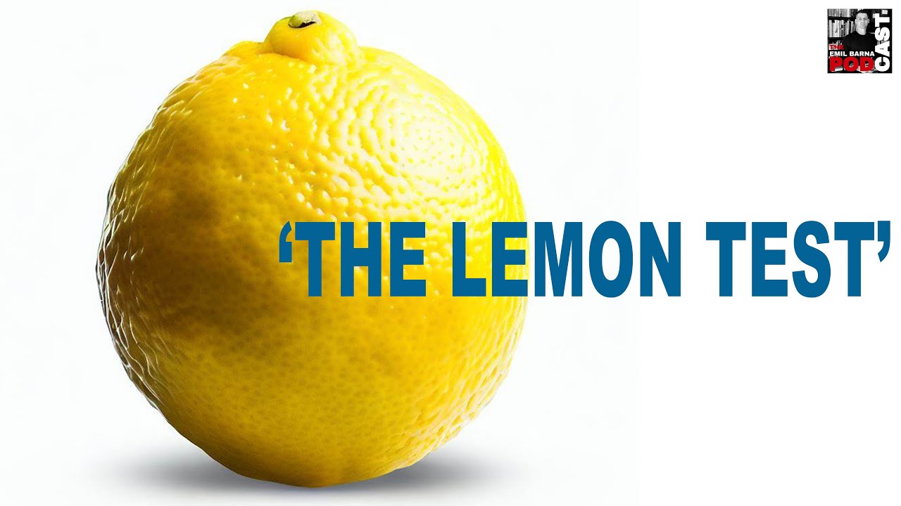 Lemon Test | EMDR & Trauma | Dr Justin Havens