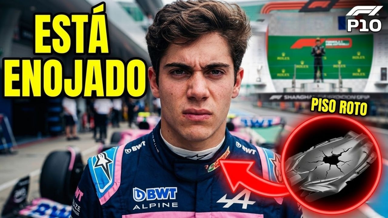 &iquest;POR QU&Eacute; EST&Aacute; ENOJADO COLAPINTO? 😡 La verdad de su punto con Alpine | F1 HOY