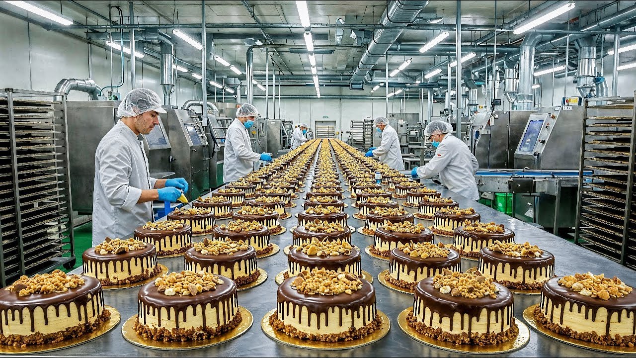 How Factory-Made Cakes Are Perfected: Behind the Scenes of Mass Cake Production | HOW IT'S MADE